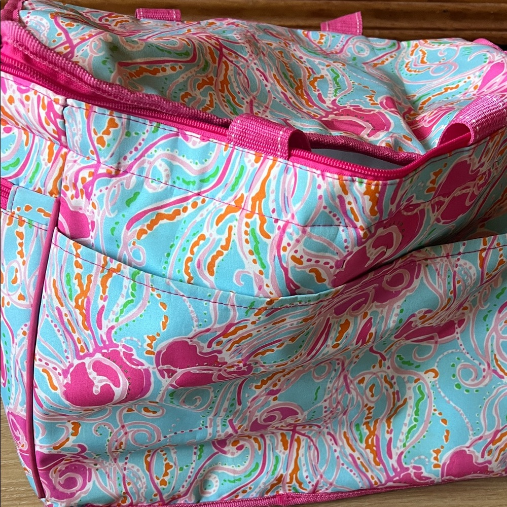 Lily Pulitzer Colorful Patterned Insulated Bag / soft cooler